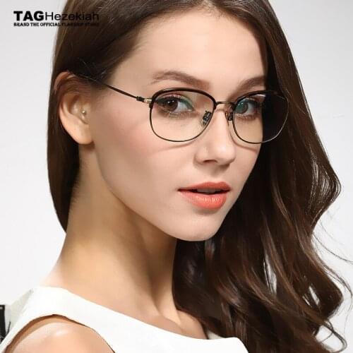 2019 New glasses frame TAG Hezekiah Brand women men Imported metal trend of young Retro eyeglasses designer College Students