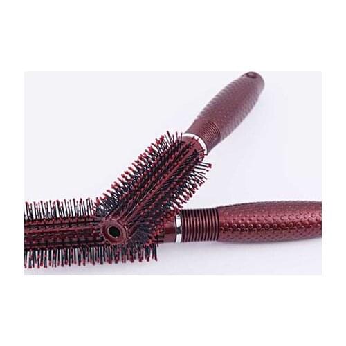 Volume Comb Hairdressing Supplies For Women Men Modelling A Round Brush To Blow Hair Blowing Plastic Nylon Roller Shape Sale