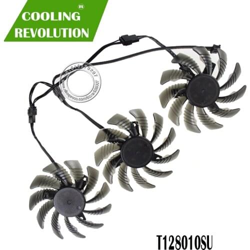T128010SU DC12V 4Pin GTX1060 GTX1070 GTX1080Ti 75mm Graphics fan for GIGABYTE GTX 1080/1080Ti/1070Ti/1060 COOLING FAN