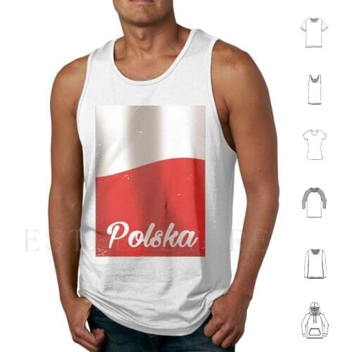 Polska , Poland Vintage Travel Poster Tank Tops Vest Poland Vintage Travel Polska Poland Polish Travel Visit Poland
