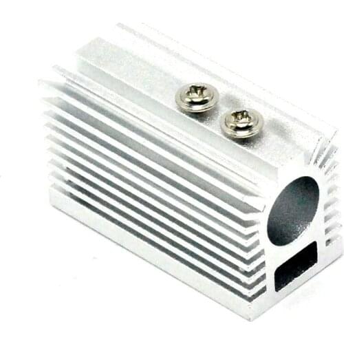 12mm Silver Heat Sink Heatsink Holder for 12mm Blue/Green/Red/IR Laser Modules
