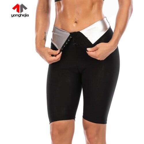 Hot Thermal Sweat Sauna Shorts Women Plus Size 5XL Cellulite Leggings Sauna Shape Wear Sport Short Femme Pants With Sauna Effect