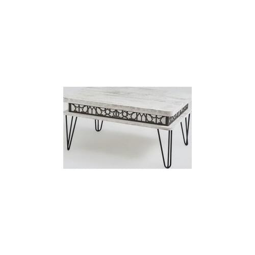 Modern lux Angel Lux Metal Flip Smart Coffee table, Desk, Dining table, Antique White coffe table
