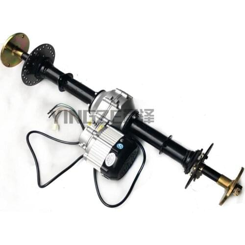 Three Wheel GO KART KARTING UTV Buggy Transmission ATV 90CM Rear Axle Differential With 60V 750W Motor