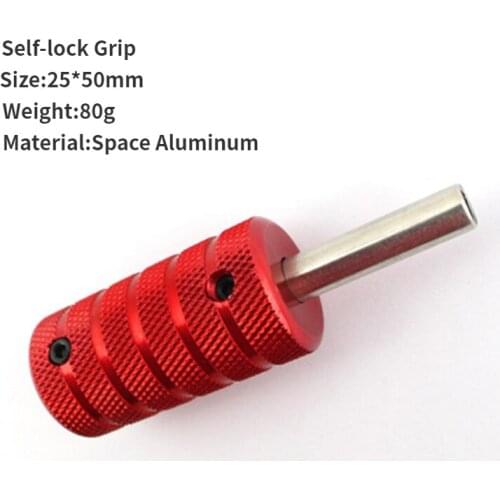1pc Space Aluminum Self-lock Tattoo Grip Tattoo Supply For Tattoo Machine Supply Body Art Tool