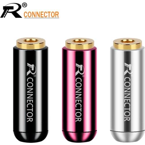 10pcs Jack 3.5 Audio female jack Aluminum 3.5mm 4 pole Stereo socket Gold Plated Wire Connector Earphone DIY