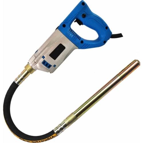110V / 220V Hand Held Electric Concrete Vibrator 1080W Vibrating Spear Industrial Portable 1.5m Hose Plug-in Vibration Motor