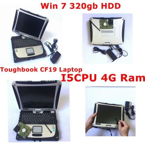2020 Super CF-19 Two Years Warranty Toughbook CF19 For P.anasonic cf19 Diagnostic PC I5 cpu with 4g Ram 320gb hdd windows 7