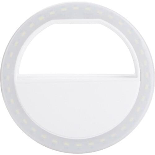 Battery External Selfie Flash Light Flash Light White