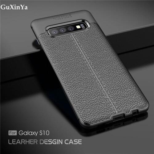 For Cover Samsung Galaxy S10 Phone Case Luxury Leather ShockProof TPU Protective Case For Samsung Galaxy S10 Capa Samsung S10