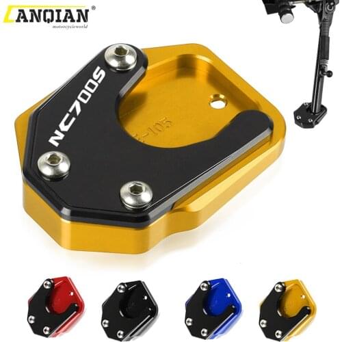 For Honda NC700S/X NC700 S NC700X 2012 2013 2014 2015 Motorcycle Accessories Side Stand Enlarge Plate Kickstand Extension Cover