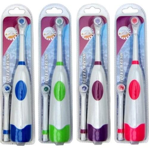 Electric Toothbrush For Children With 2 Toothbrush Heads Battery Operated No Rechargeable Teeth Brush Kids 20#814