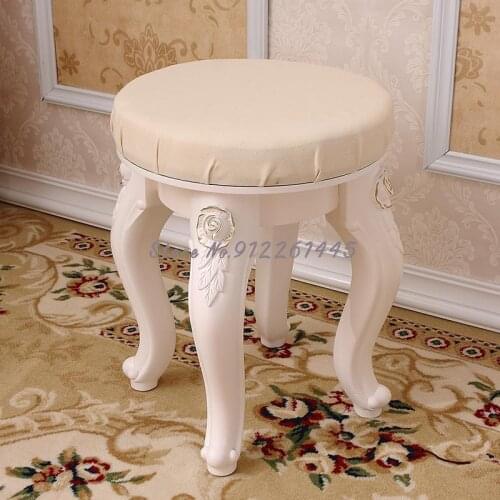 Daily special offer European-style simple modern comb makeup stool fabric color table chair nail stool bedroom shoe stool