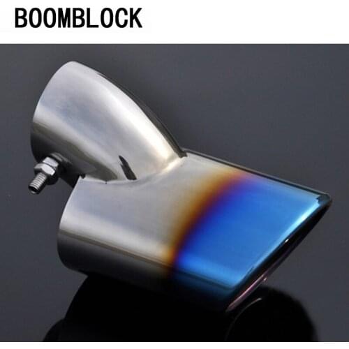 BOOMBLOCK Exhaust Muffler Tip Pipes SystemFor Chevrolet Cruze High Quality Stainless Steel Car-styling Automobiles Accessories