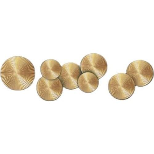 Creative living room round plates wall decorations three-dimensional golden sun wall hangings sofa background wall ornaments