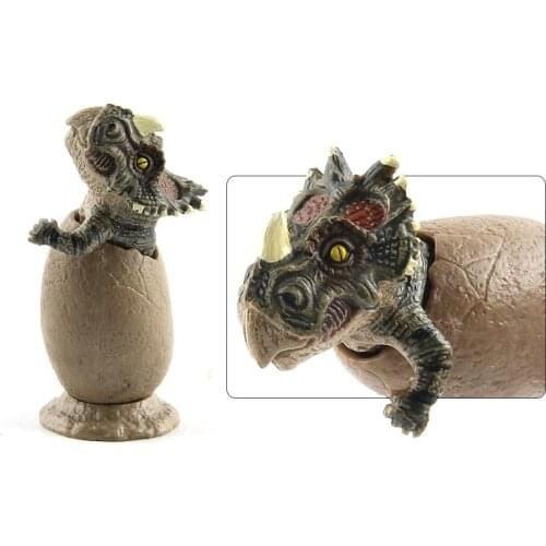 Cute Dinosaur Eggs Triceratops Maiasaura Action Figures Dragon Zoo Park Model Dolls Toys For Collection Adult Gifts Animal Decor