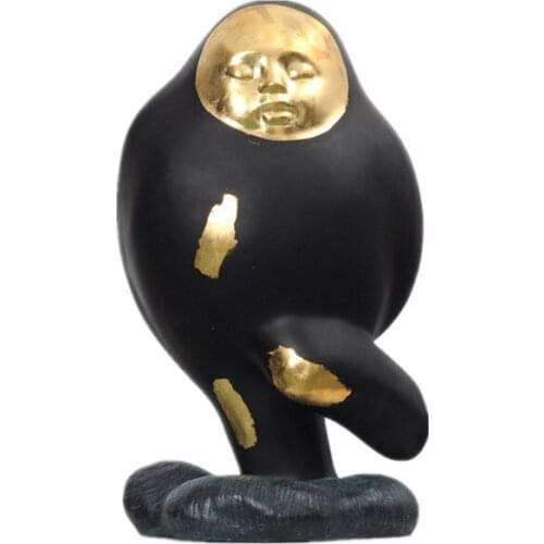 Model room little monk figure sculpture New Chinese hotel porch decoration resin crafts