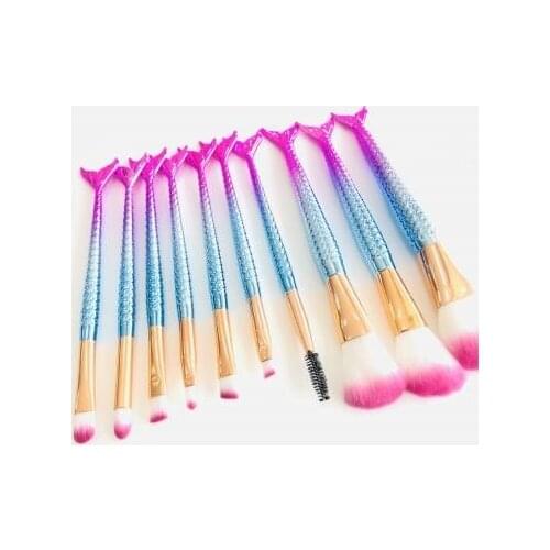 10'lu Blush Concealer Brush Set