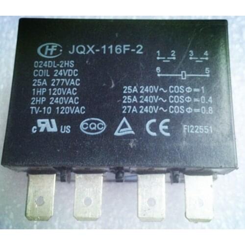 Wholesale 10pcs/lot relay JQX-116F-2-024DL-2HS