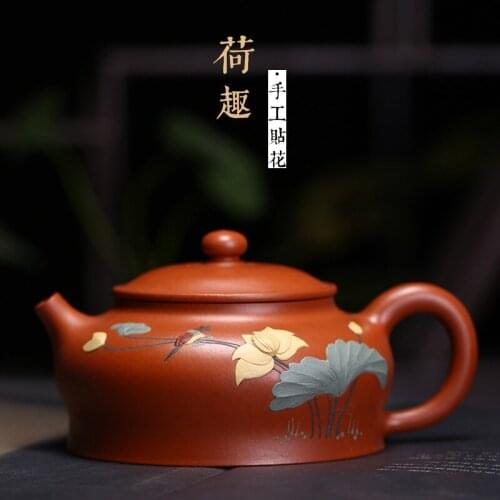 Wholesale all hand-made teapot famous teapot clay painted purple clay teapot gift customized manufacturer for delivery