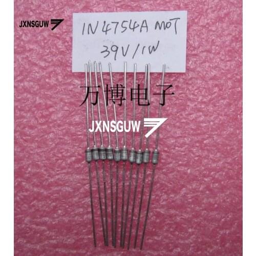 20PCS Original MOT Zener diode 1N4754 1N4754A DO-41 39V 1W Diode 4754