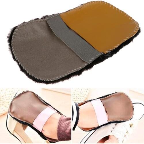 Polisher Cleaning Cleaner Glove Brush Shoe Care shoe cleaner shoe brush Soft Faux Wool Cloth Shoes