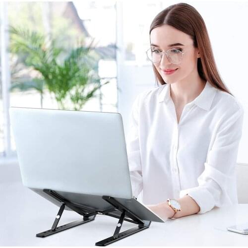 Portable Laptop Stand Laptop Table Base Foldable Support Notebook Stand For Macbook Computer iPad Tablet Laptop Holder