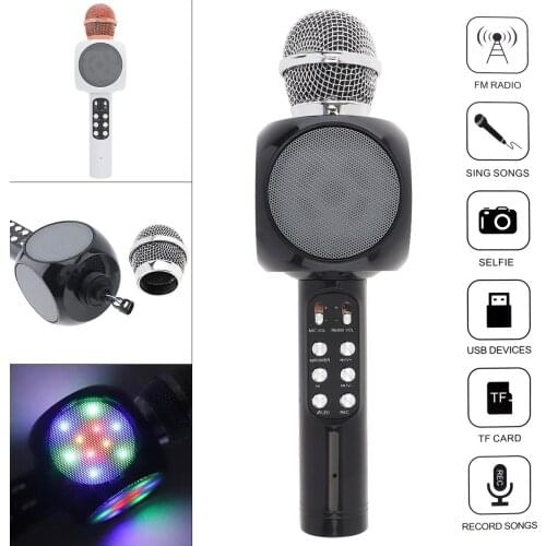 Multicolored Mobile Phone Wireless Karaoke Microphone Bluetooth Microphone for Computer / Stage / Conference