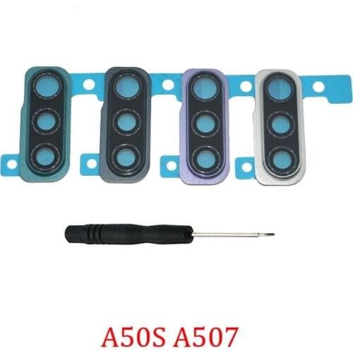 Camera Glass Lens For Samsung Galaxy A50s A507FN A507FN/DS A507 Original Phone New Housing Back Camera Glass Metal Cover Holder