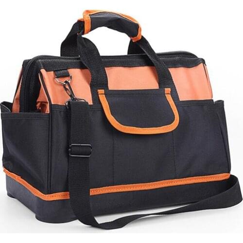 Multifunctional Portable Shoulder Type 600D Double-Layer Oxford Cloth Waterproof Tool Bag, Wear-Resistant Electrician Tool Bag