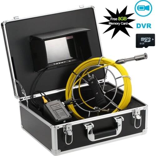 TP9200 7 Inch Color LCD Monitor 20 Meters Pipe & Wall Video Inspection System With DVR Function Used for Pipe Inspection
