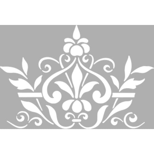 Tulip Flower Motif-2 Stencil Painting Template 30x30 cm, Walls, Tiles, Furniture For Easy and Practical Pattern Application