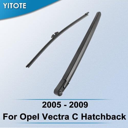 YITOTE Rear Wiper & Arm for Opel Vectra C Hatchback 2005 2006 2007 2008 2009