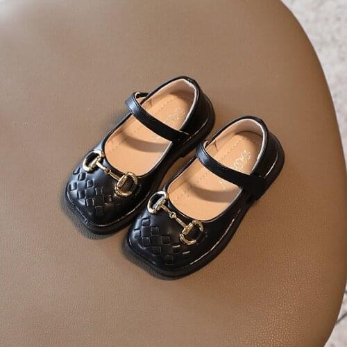 1 2 3 4 5 6 Year 2021 Autumn Kids Leather Shoes Fashion ChildrenS Flat Shoes Princess Shoes Baby Girl Child Shoe For Toddlers