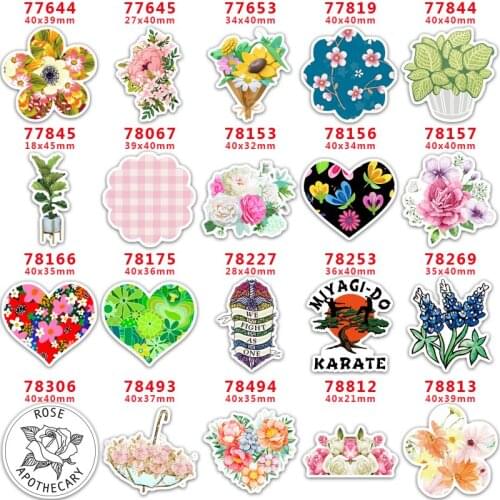 10 pcs Resins Flatback for Hair Bows Planar Resin Crafts Custom Resin for DIY Phone Decorations PR77644