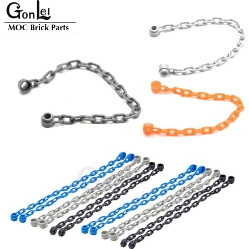 20pcs/lot *Chain* DIY MOC Block Bricks Parts 13.4cm length ,Compatible with Chain 17L 30104 Assembles Particles Toys