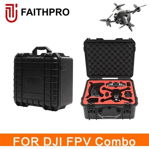 Suitcase For DJI FPV Combo drone Portable Carrying Case ABS Waterproof Storage Box Anti-explosion Drone Accessory suitcase
