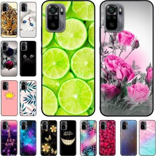 Case for Xiaomi Redmi Note 10 Case Note 10S Silicone Soft TPU Fundas Cover for Redmi Note 10 Pro Global Version Phone Bumper