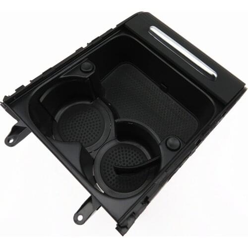 Black Beige Gray 3CD 858 329 E Cupholder Console Cup Holder With Sliding Lid for VW Passat B6 B7 CC 2009-2015 3CD 858 329 A