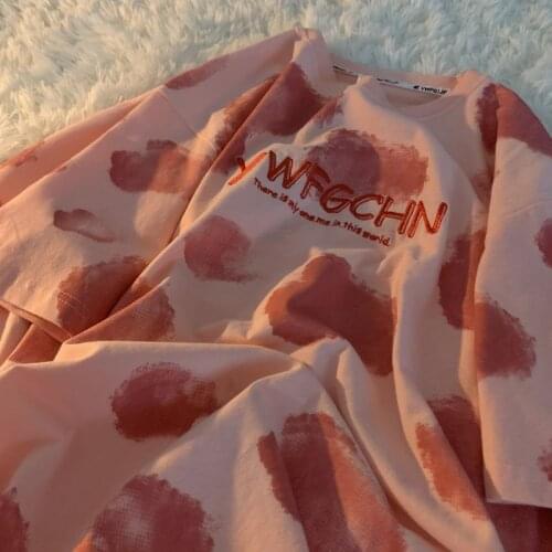 Kawaii Women T-shirt Japanese Big Size Cartoon Short-sleeved Anime Casual Hip-hop Harajuku Tops Ulzzang Summer Vintage Clothing