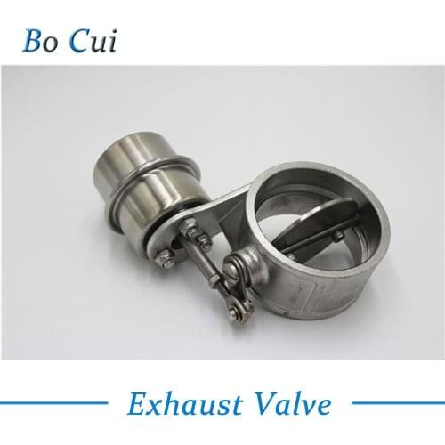 Stainless steel Variable Exhaust Control Valve Set Vacuum Actuator 51MM 60MM 63MM 76MM pipe Open Style