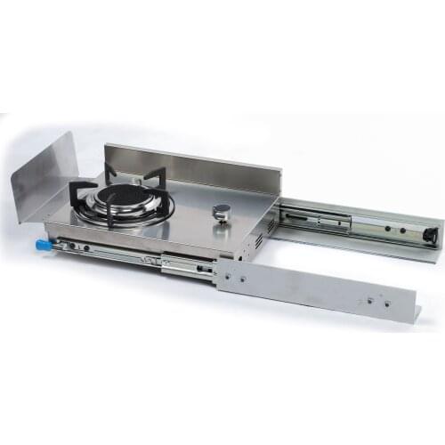 Boat Caravan RV Camper Stainless Steel Mini 1 Burner Pull Type Gas Stove 440*345*150mm GR-C002