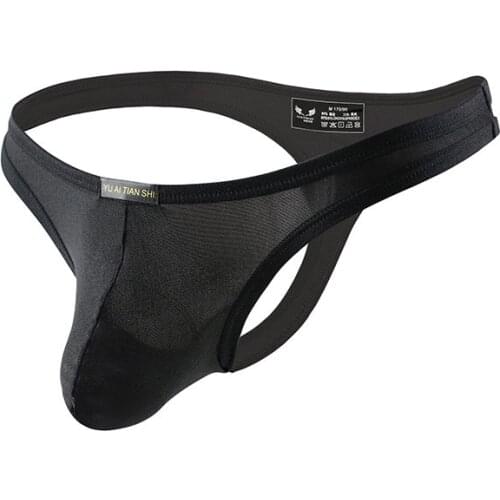 Male Underwear Mens Underpants Males Thongs Underwear Erotic Mens Briefs Black G-Strings & Thongs Sexy Gay Penis Men Thongs
