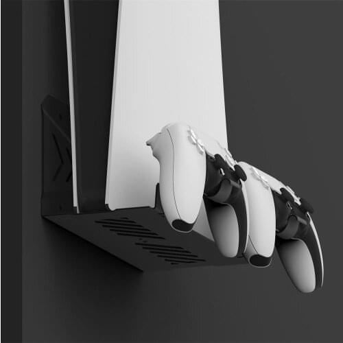 For Playstation 5 Wall Mount Console Holder For PS5 CD And Digital Version Console Controller Hanger Hook Brackets Accessories