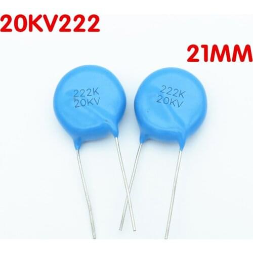 NEW 222 20KV 222K 20KV 20KV222 2200PF 2.2nF 0.0022UF High frequency ignition capacitor of inverter welding machine