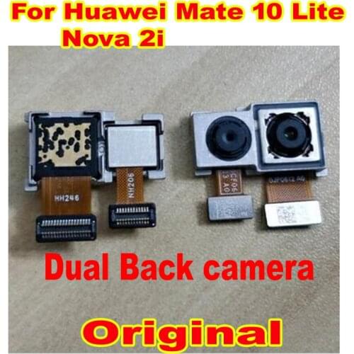 Original Working Small Facing Front Camera For Huawei Mate 10 Lite Nova 2i Main Rear Big Dual Back Camera Phone Flex Cable Parts