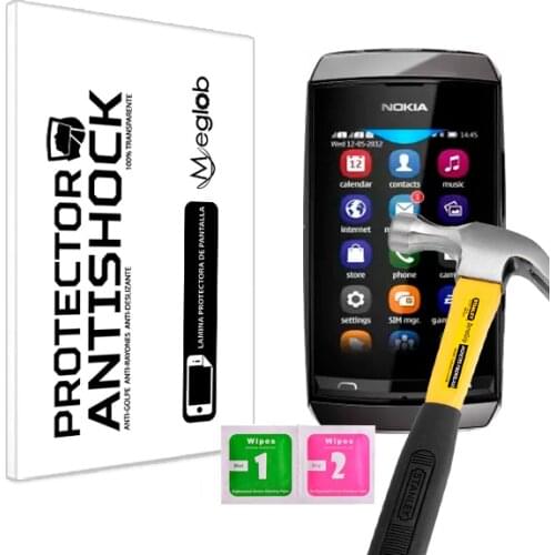 Screen protector Anti-Shock Anti-scratch Anti-Shatter compatible with Nokia Asha 305