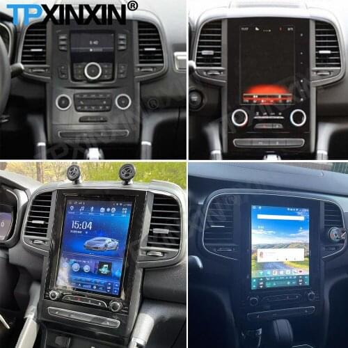 PX6 Tesla Screen For Renault Koleos 2016 2017 2018 2019 Android 9 Video Player GPS Navigation Head Unit Auto Audio Radio Stereo