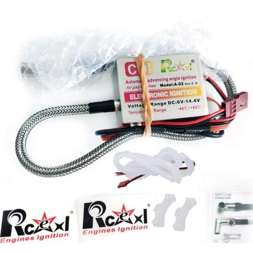 Rcexl ME8 1/4-32 Straight Plug Cap CDI Automatic Advancing Angle Single Ignition With Sensor Kit