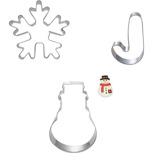 Christmas Cookie Stamp Fruit Vegetable Biscuit Cutter Tools Pastry Blender Stainless Steel Best Seller Japanese Food Fondant